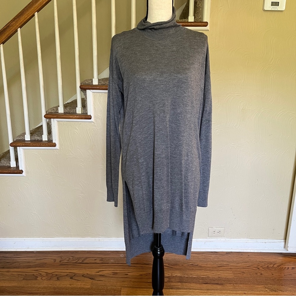 Splendid Turtleneck Sweater Dress Hi-Lo